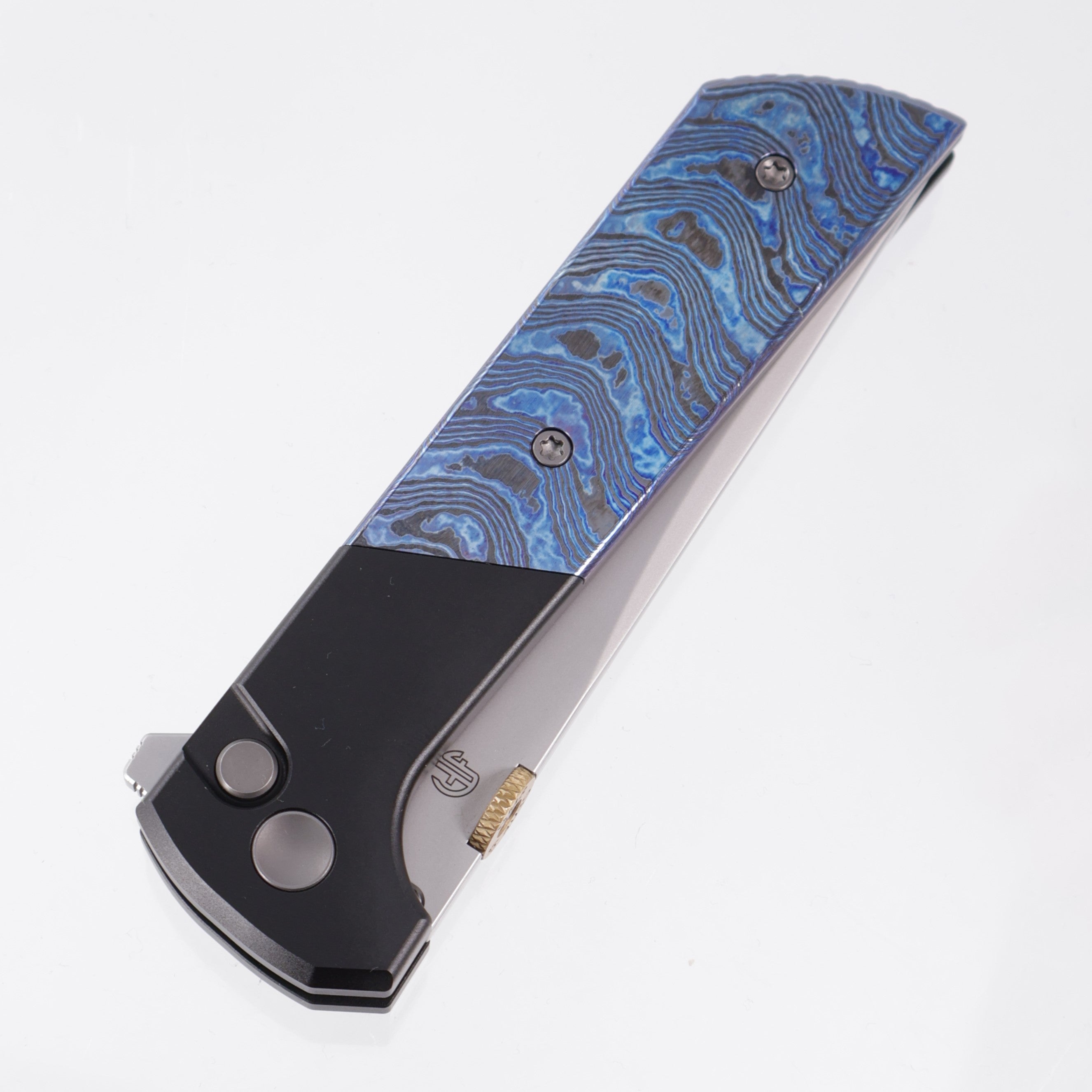 North Mountain Blade Chop 2 - Black Aluminum w/ Zirmascus Overlays - SLD-Magic - 2407-ZRDM