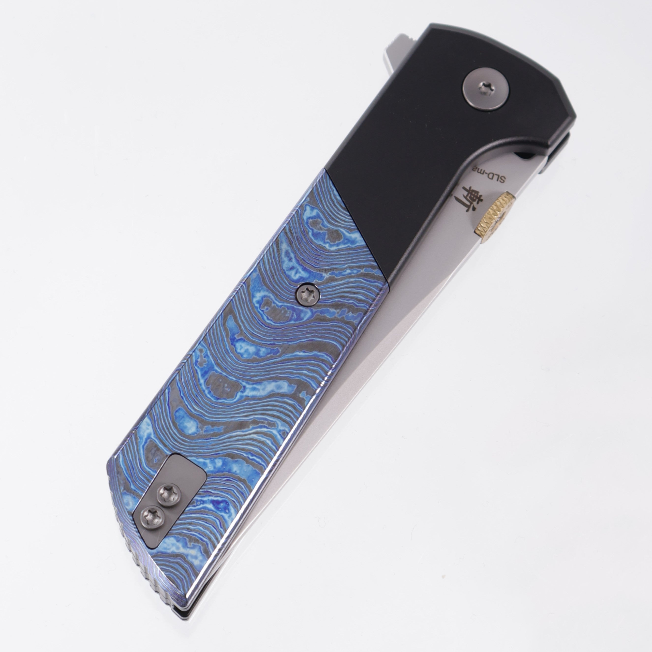 North Mountain Blade Chop 2 - Black Aluminum w/ Zirmascus Overlays - SLD-Magic - 2407-ZRDM