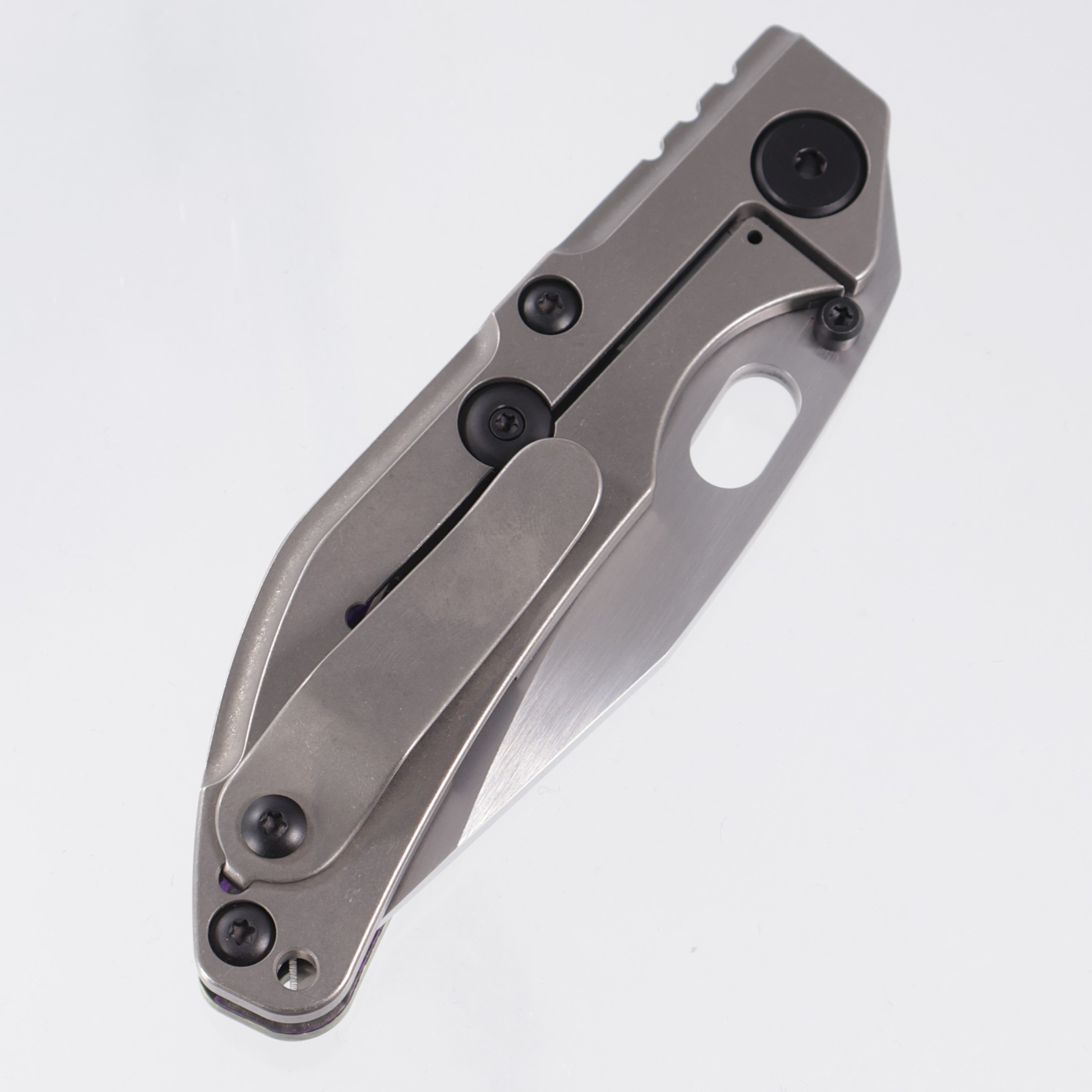North Mountain Blade BBNM Dwyer Bowie - Purple & Yellow Joker Ceramic Carbon Fiber - SLD-Magic - 2521-PRGR