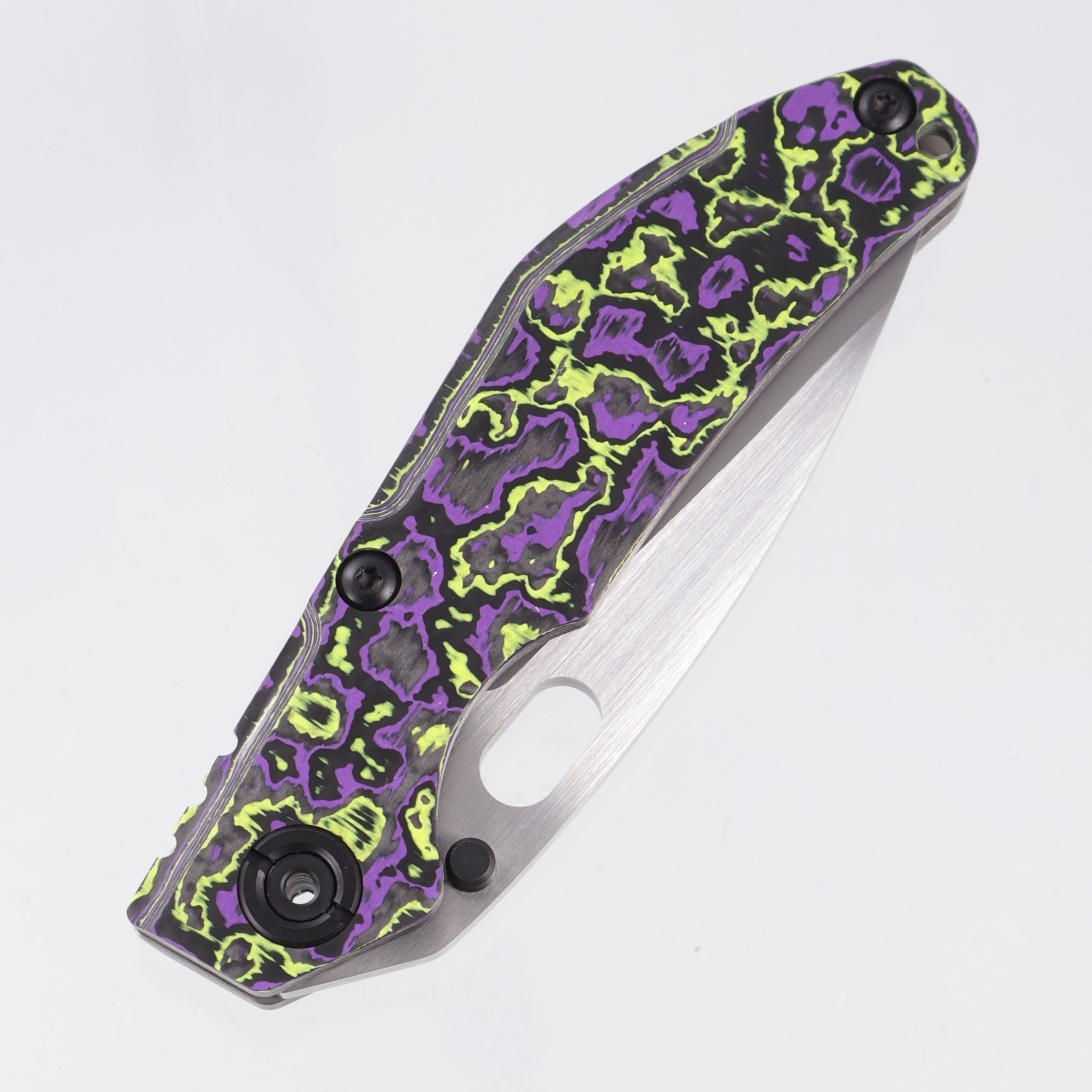 North Mountain Blade BBNM Dwyer Tanto - Purple & Yellow Joker Ceramic Carbon Fiber - SLD-Magic - 2522-PRGR