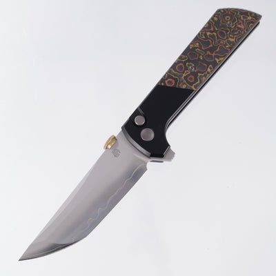 North Mountain Blade Chop 2 - Black Aluminum w/ Copper & Brass Ceramic Carbon Fiber - SLD-Magic - 2407-CUCF
