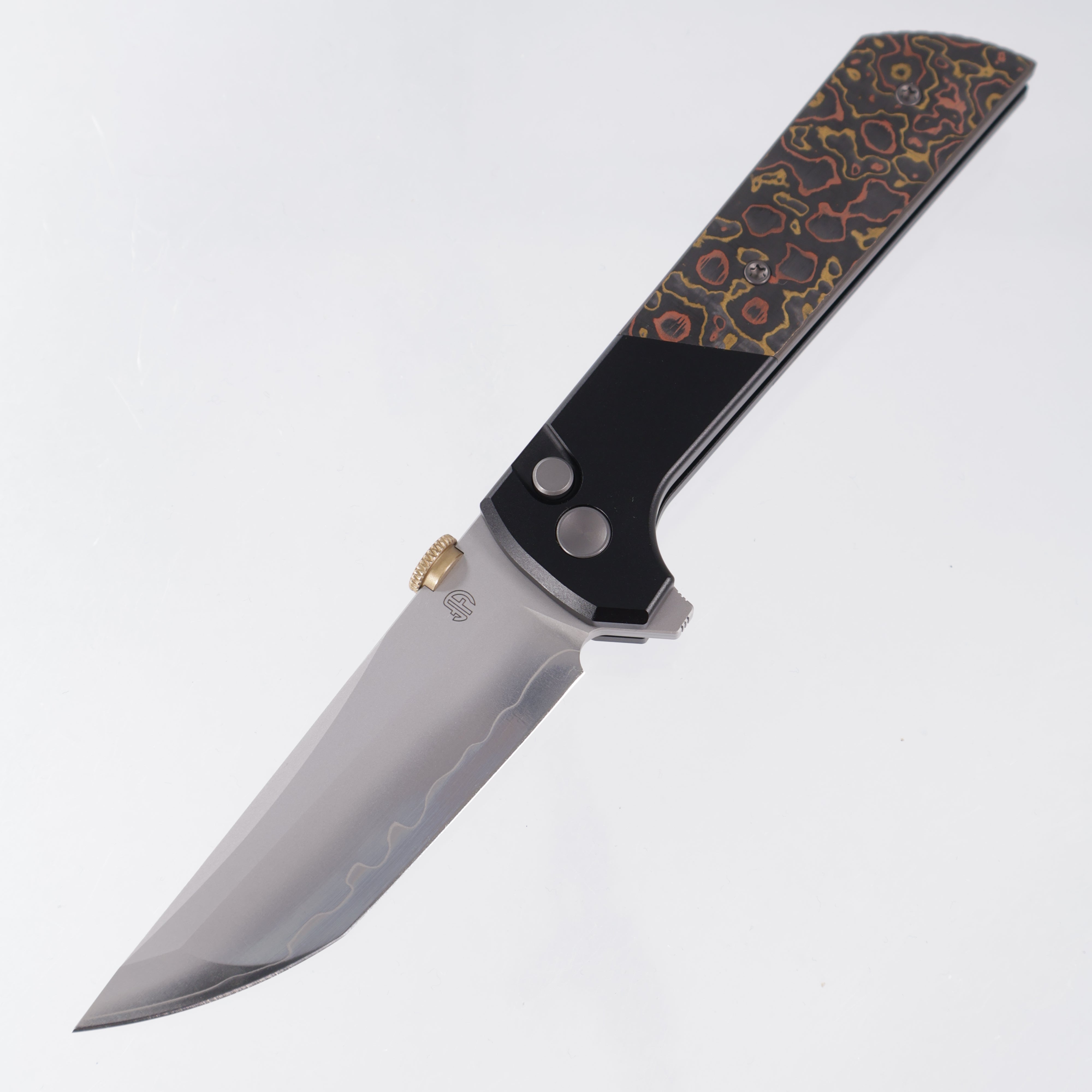North Mountain Blade Chop 2 - Black Aluminum w/ Copper & Brass Ceramic Carbon Fiber - SLD-Magic - 2407-CUCF