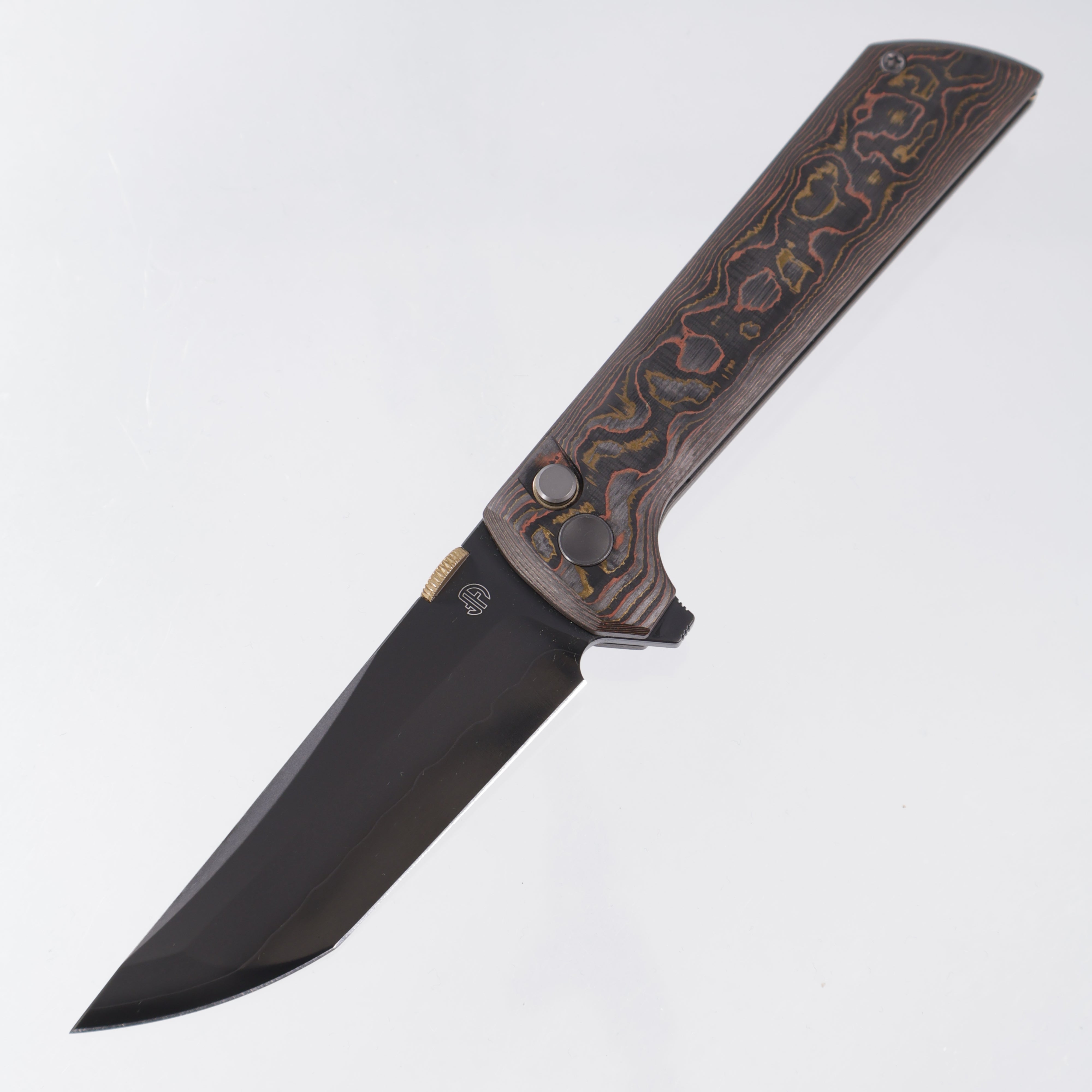 North Mountain Blade Chop 2 - Copper & Brass Ceramic Carbon Fiber - DLC SLD-Magic - 2406-CUCF-DLC