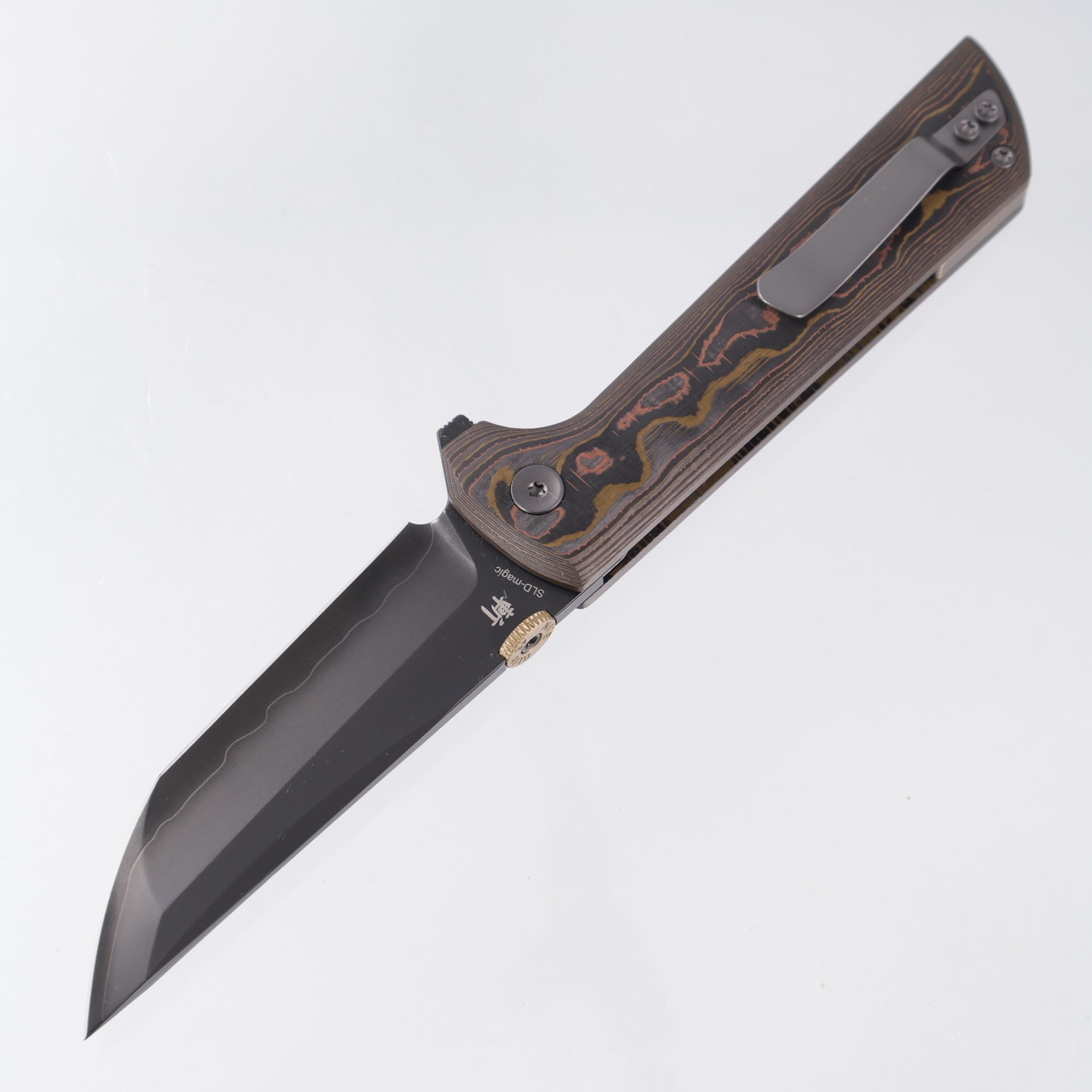 North Mountain Blade Chop 2 - Copper & Brass Ceramic Carbon Fiber - DLC SLD-Magic - 2406-CUCF-DLC