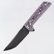 North Mountain Blade Chop 2 - Pink & White Flourescent Carbon Fiber - DLC SLD-Magic - 2406-GLOWCF-DLC