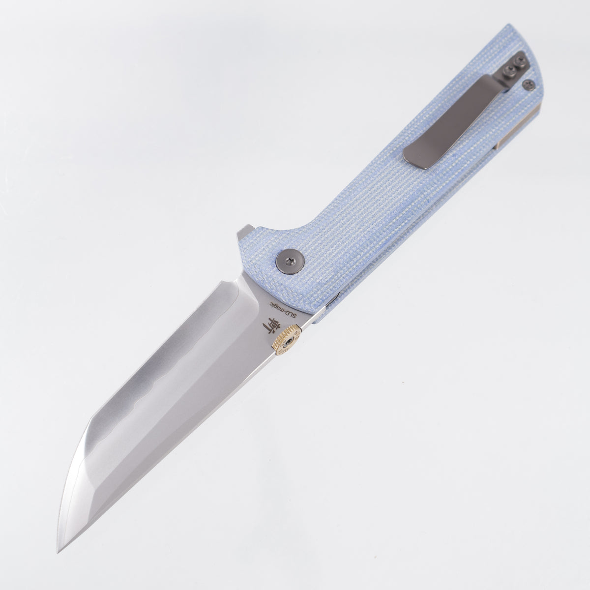 North Mountain Blade Chop 2 - Blue Micarta - SLD-Magic - 2406-BLMCT