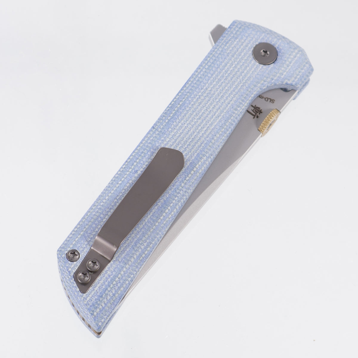 North Mountain Blade Chop 2 - Blue Micarta - SLD-Magic - 2406-BLMCT