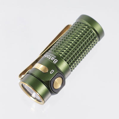 Olight Baton 4 - OD Green Aluminum w/ Gold Accents  - 1300 Lumen Max