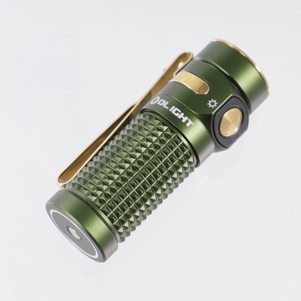 Olight Baton 4 - OD Green Aluminum w/ Gold Accents  - 1300 Lumen Max