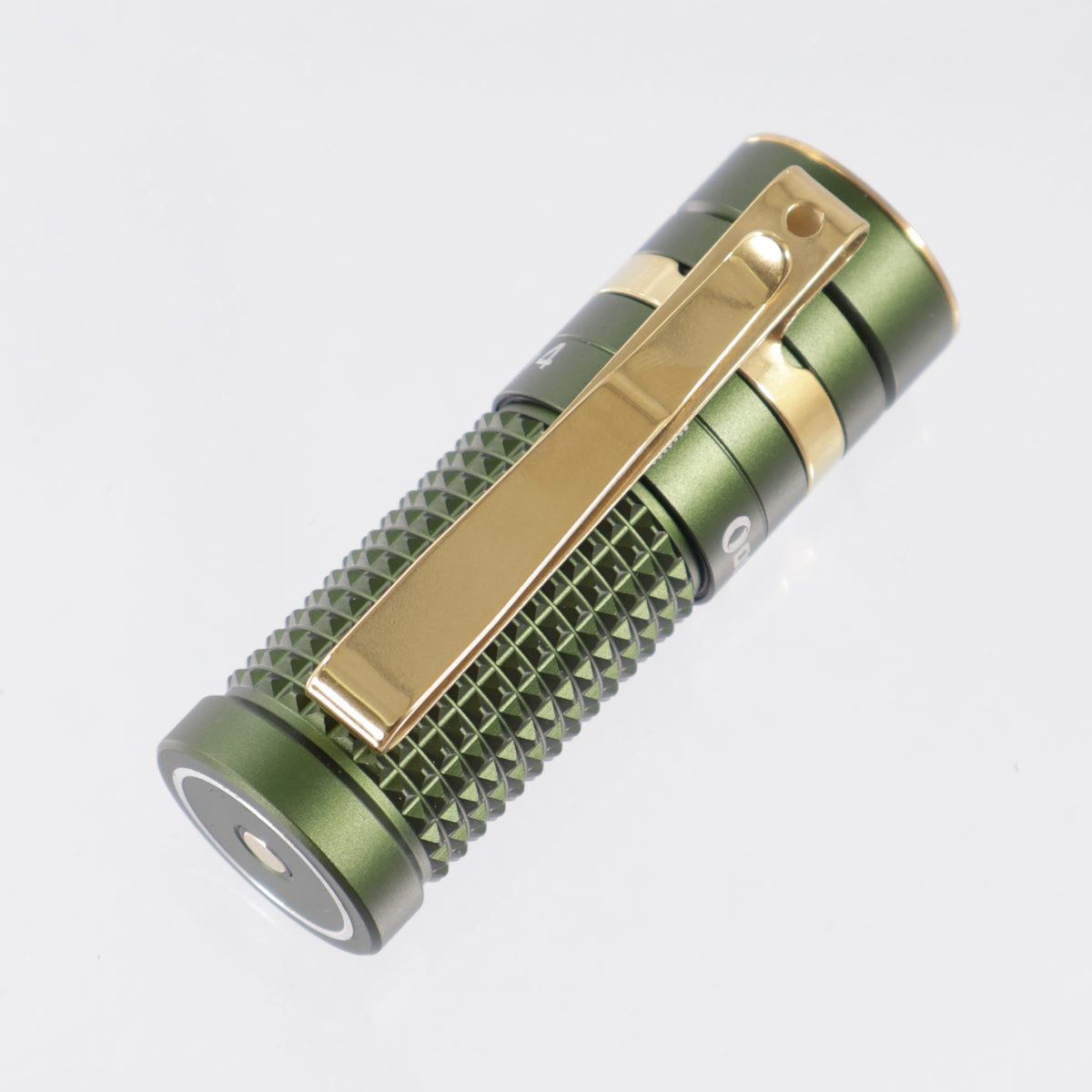 Olight Baton 4 - OD Green Aluminum w/ Gold Accents  - 1300 Lumen Max