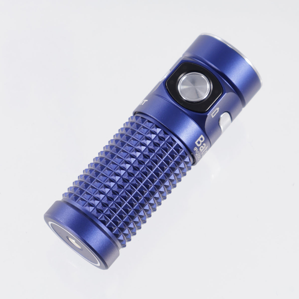 Olight Baton 4 Premium w/ Charging Case - Regal Blue Aluminum w/ Silver Accents - 1300 Lumen Max