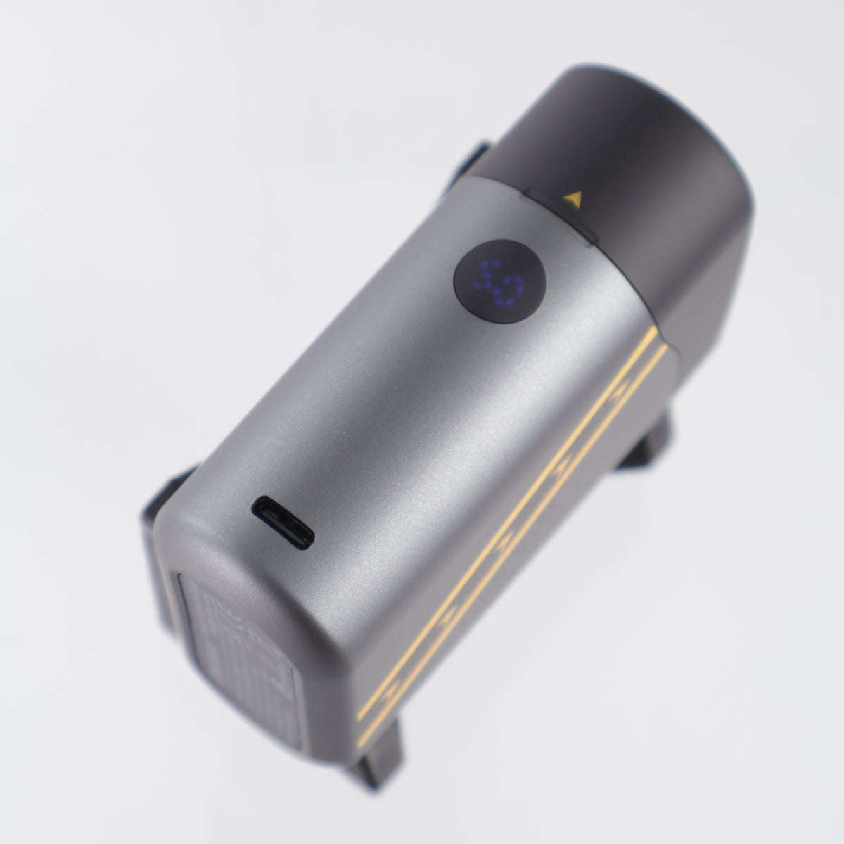 Olight Baton 4 Premium w/ Charging Case - Fighter Pilot Aluminum w/ Gold Accents - 1300 Lumen Max