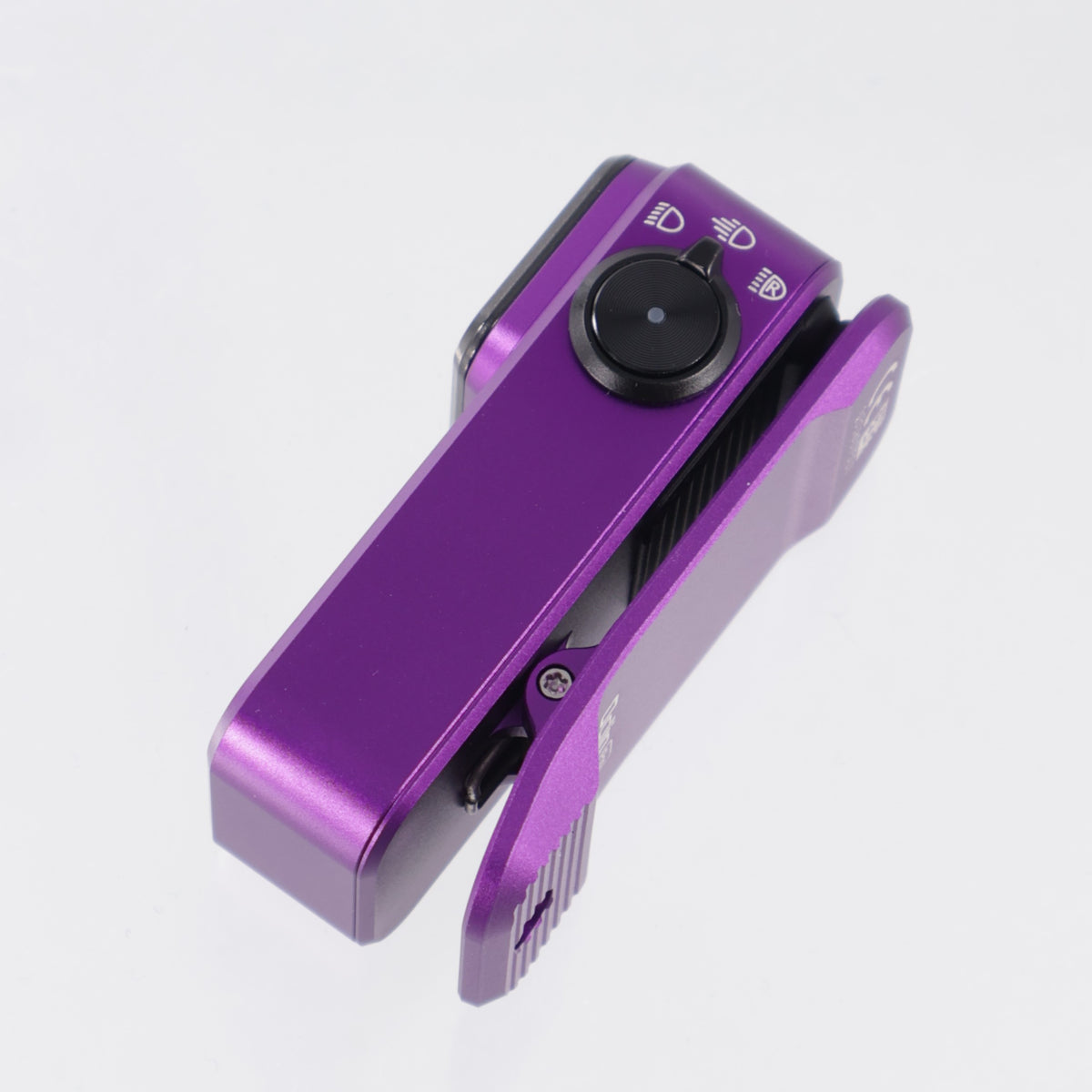 Olight Oclip Pro - Purple Aluminum - Spotlight, Flood & Red Light - 500 Lumen Max