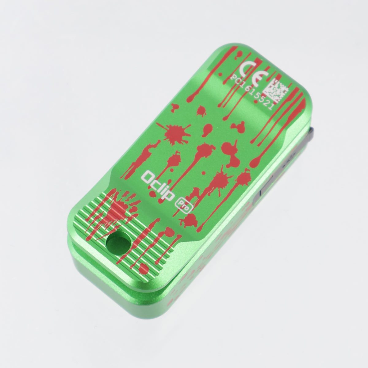 Olight Oclip Pro - Zombie Green Aluminum - Spotlight, Flood & Red Light - 500 Lumen Max