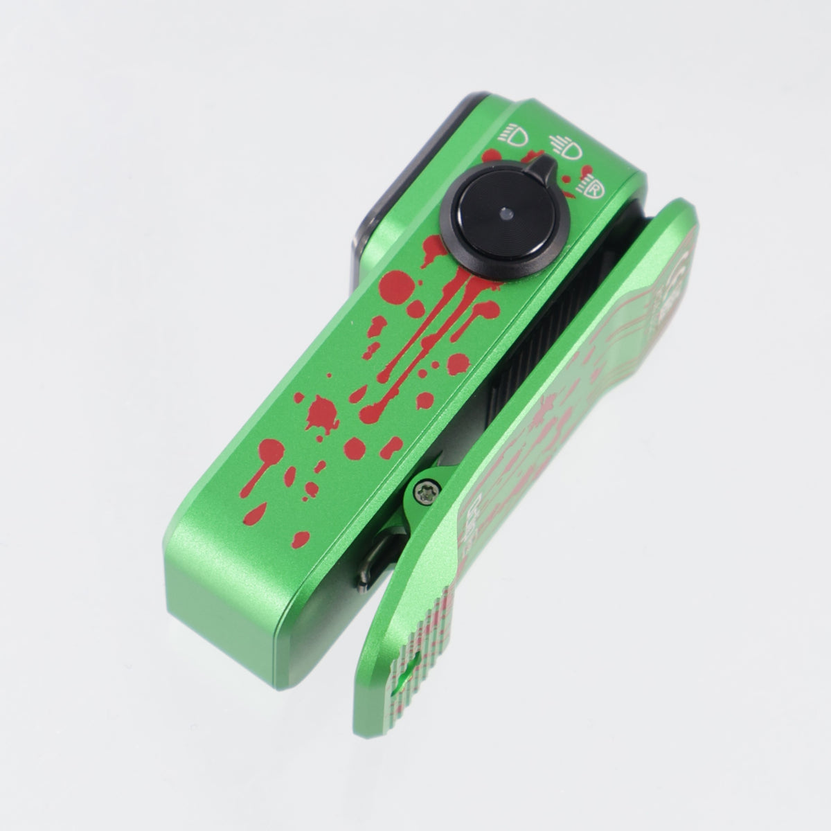 Olight Oclip Pro - Zombie Green Aluminum - Spotlight, Flood & Red Light - 500 Lumen Max