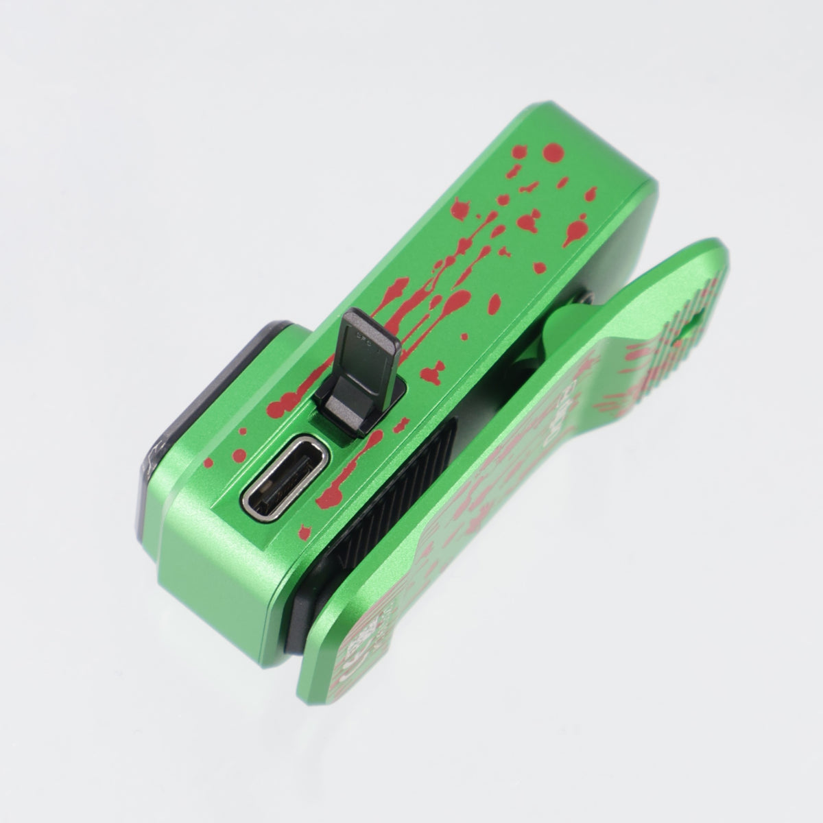 Olight Oclip Pro - Zombie Green Aluminum - Spotlight, Flood & Red Light - 500 Lumen Max