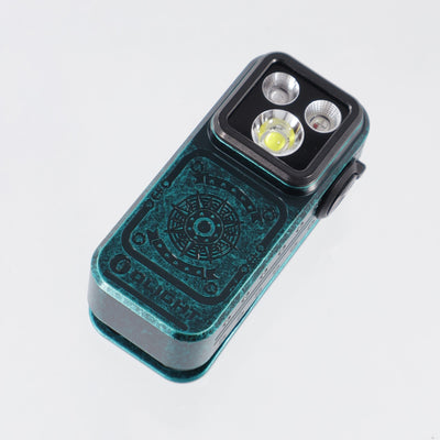 Olight Oclip Pro S - Sunken Artifact Aluminum - White Light, UV & RGB - 600 Lumen Max