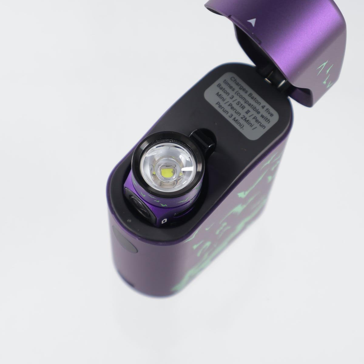 Olight Baton 4 Premium w/ Charging Case - Nocturnal Sentinel Aluminum w/ Black Accents - 1300 Lumen Max