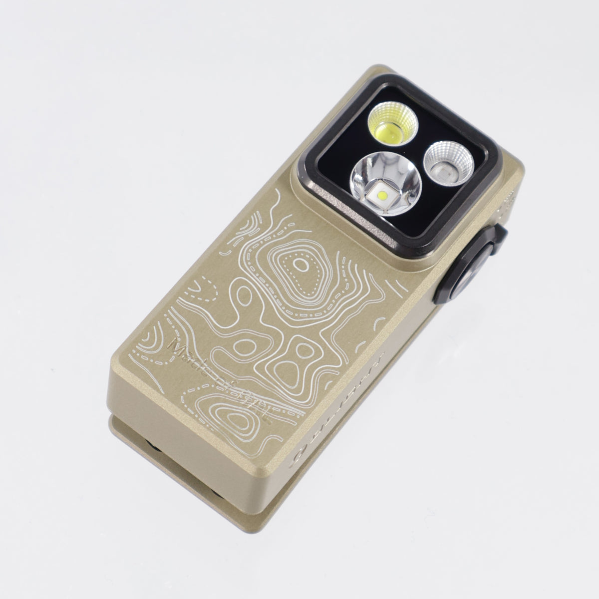 Olight Oclip Ultra - Olive Green Topo O-Aluminum - Spotlight, Flood & UV - 530 Lumen Max
