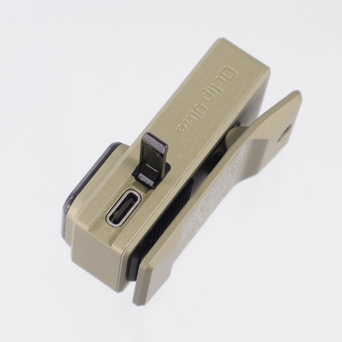 Olight Oclip Ultra - Olive Green Topo O-Aluminum - Spotlight, Flood & UV - 530 Lumen Max