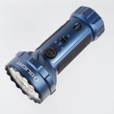 Olight Marauder Mini 2 - Midnight Blue Aluminum - Spotlight, Flood, Combo Light, Red Light & Side Light - 10,000 Lumen Max
