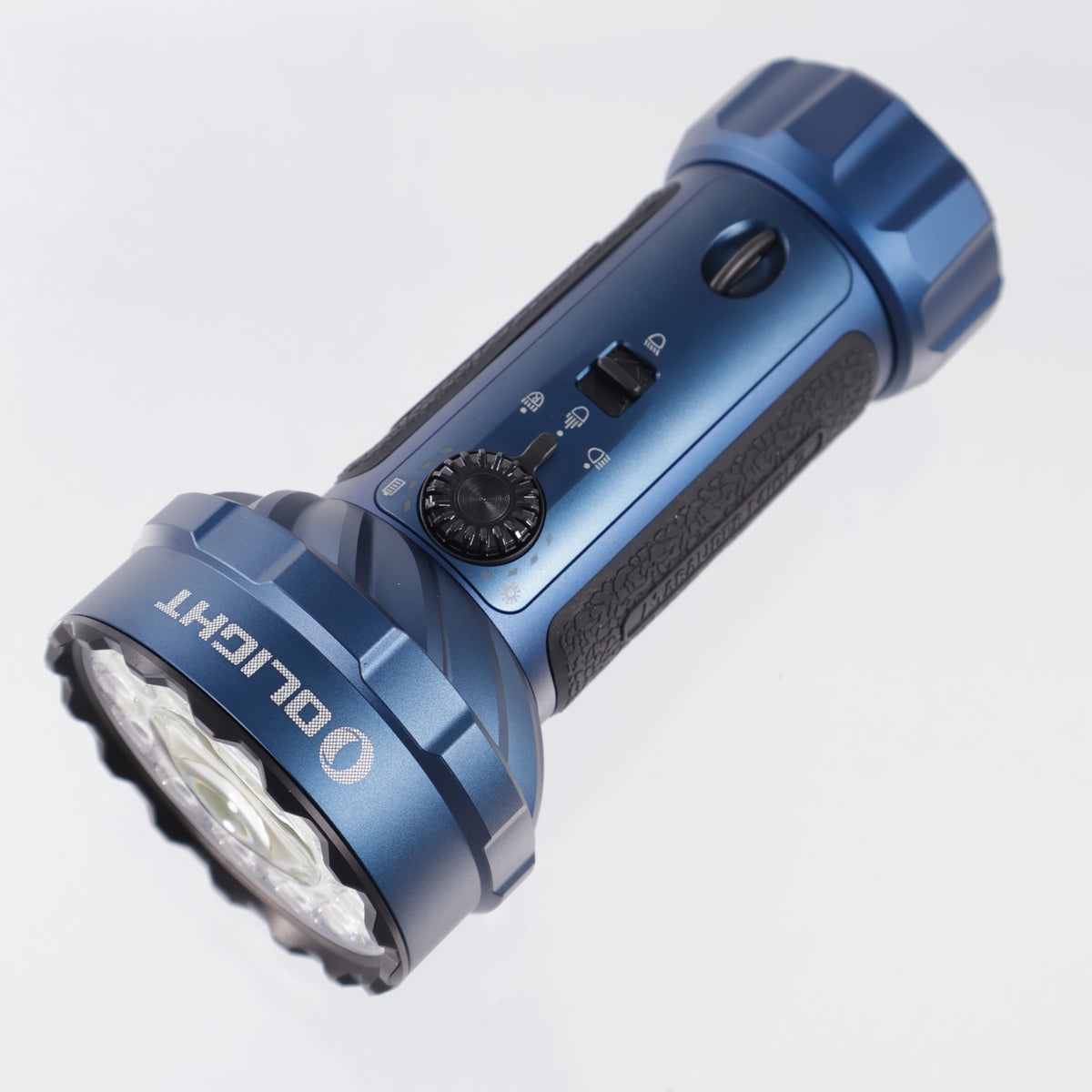 Olight Marauder Mini 2 - Midnight Blue Aluminum - Spotlight, Flood, Combo Light, Red Light & Side Light - 10,000 Lumen Max