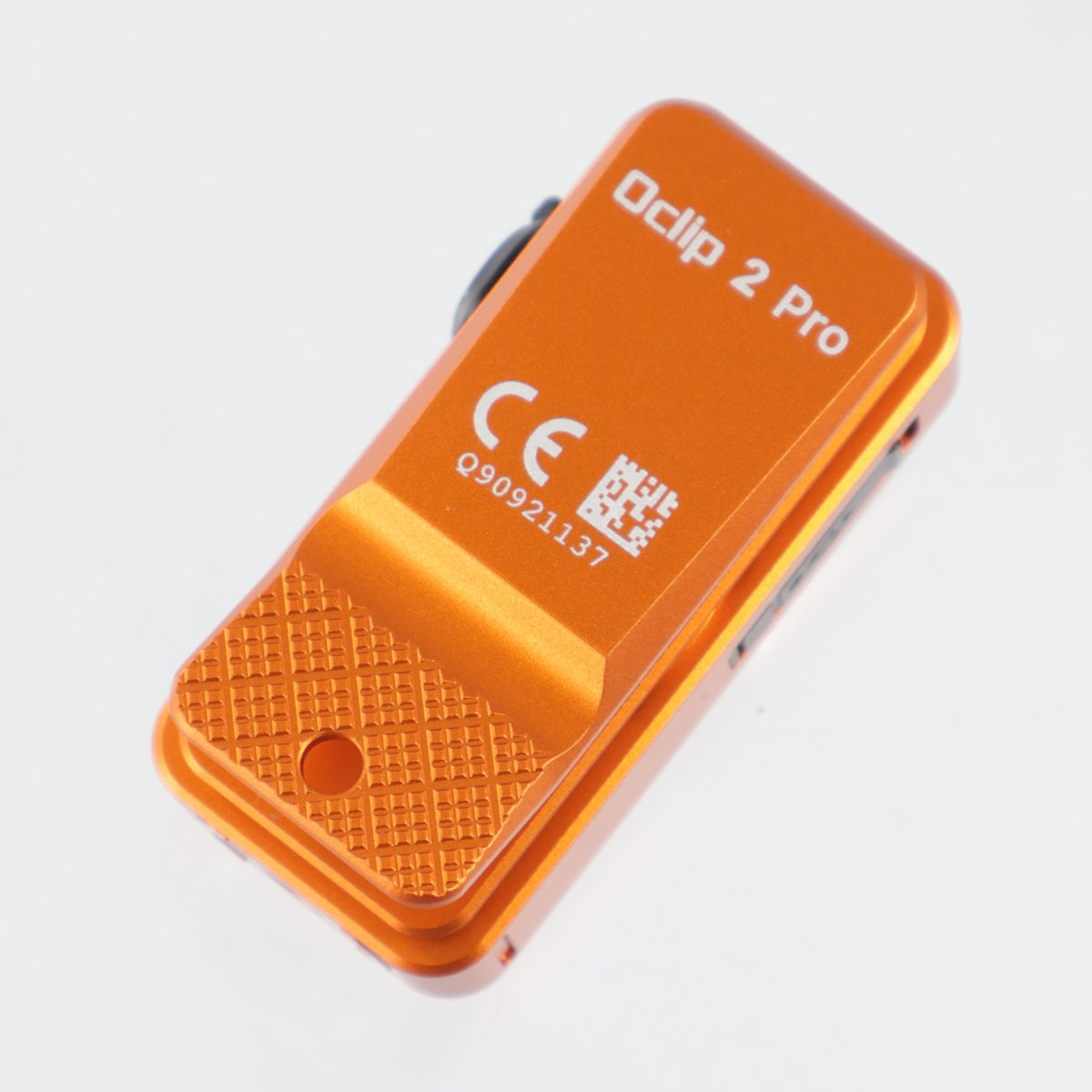 Olight Oclip 2 Pro Premium w/ Charging Dock - Orange Aluminum w/ Pivoting Head & Clip - Spotlight, Flood & Red Light - 530 Lumen Max