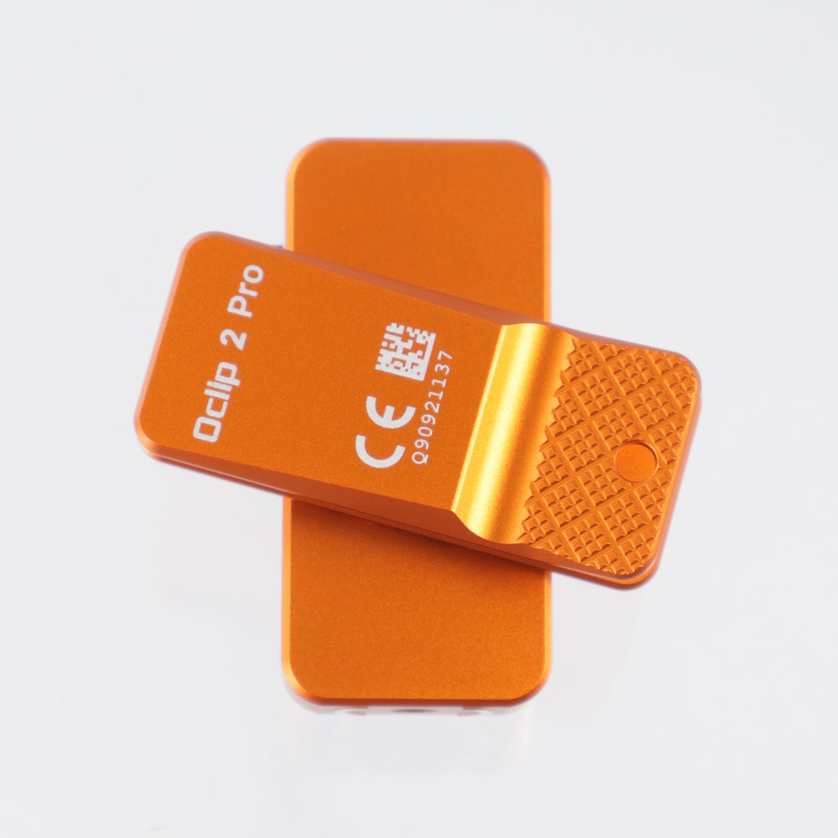 Olight Oclip 2 Pro - Orange Aluminum w/ Pivoting Head & Clip - Spotlight, Flood & Red Light - 530 Lumen Max