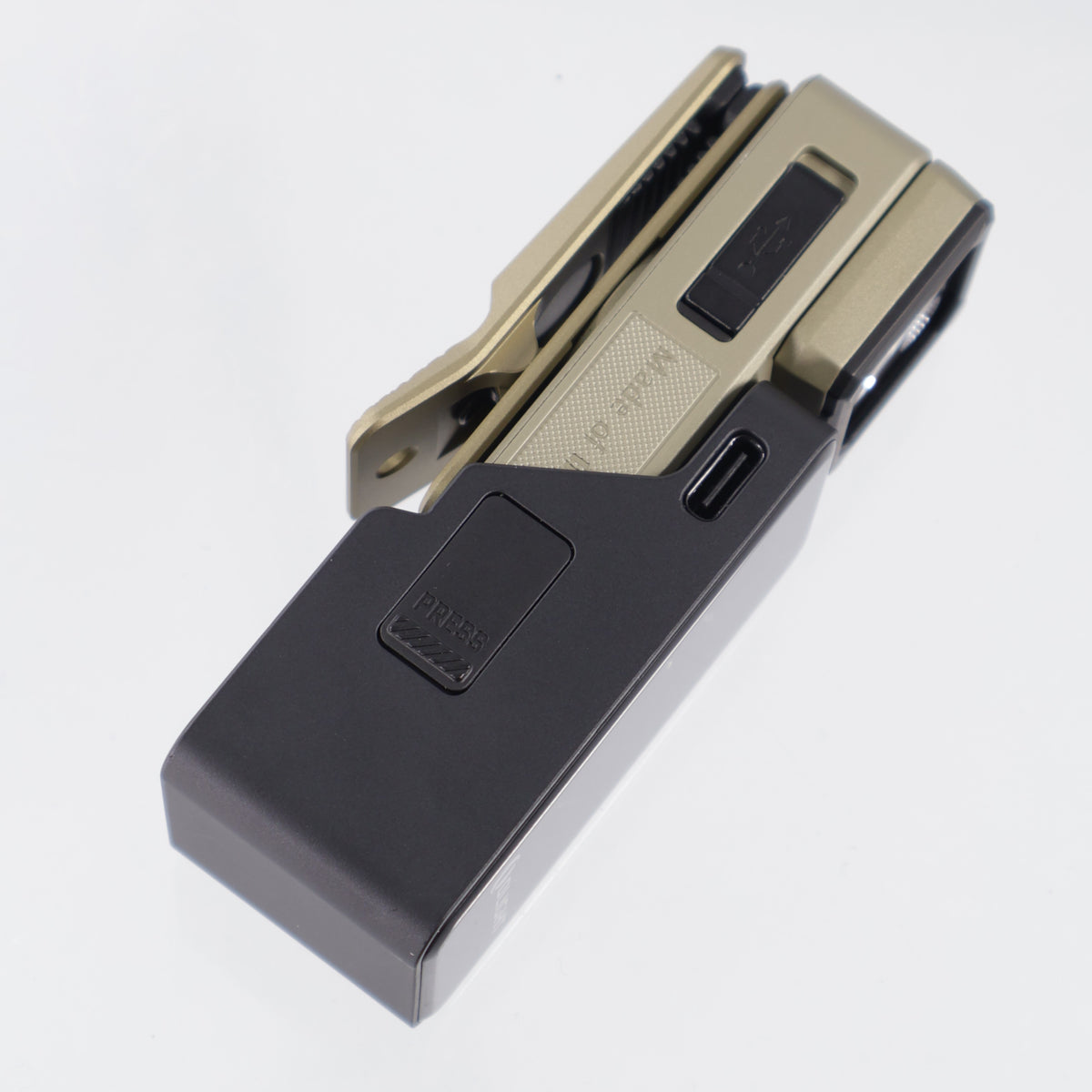 Olight Oclip 2 Ultra Premium w/ Charging Dock - Olive Green O-Aluminum w/ Pivoting Head & Clip - Spotlight, Flood, UV & Red Light - 580 Lumen Max
