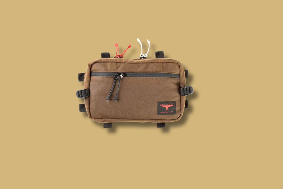 Paladin 33 Outback Omega XL Modular Concealed Carry Sling Bag - Brown 10oz British Millerain Waxed Canvas