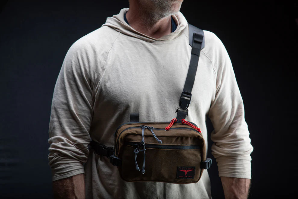 Paladin 33 Outback Omega Modular Concealed Carry Sling Bag - Poppies of War 500D Cordura