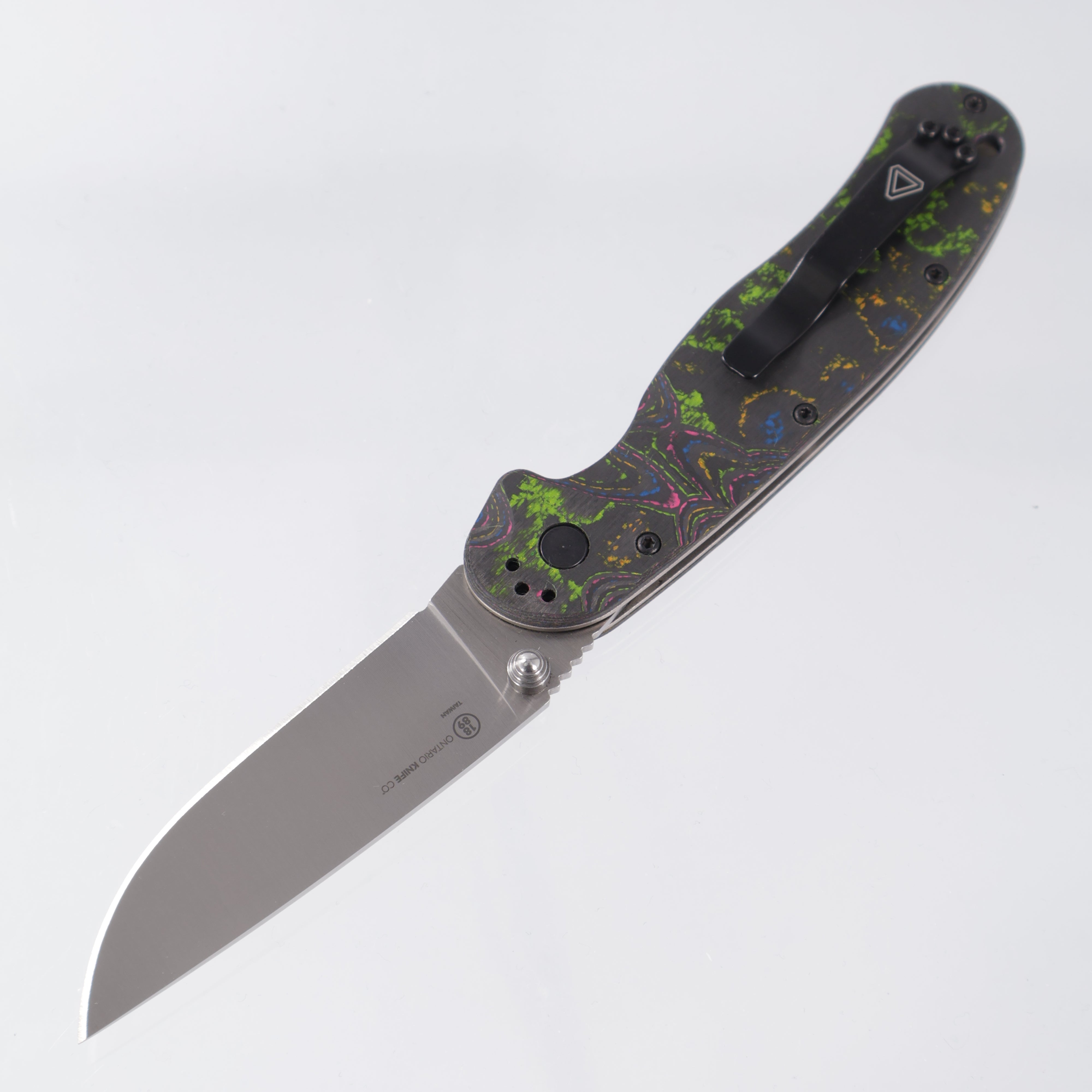 Ontario Rat Model 1.5 - 80s CamoCarbon - Satin Magnacut - BR-OP Exclusive