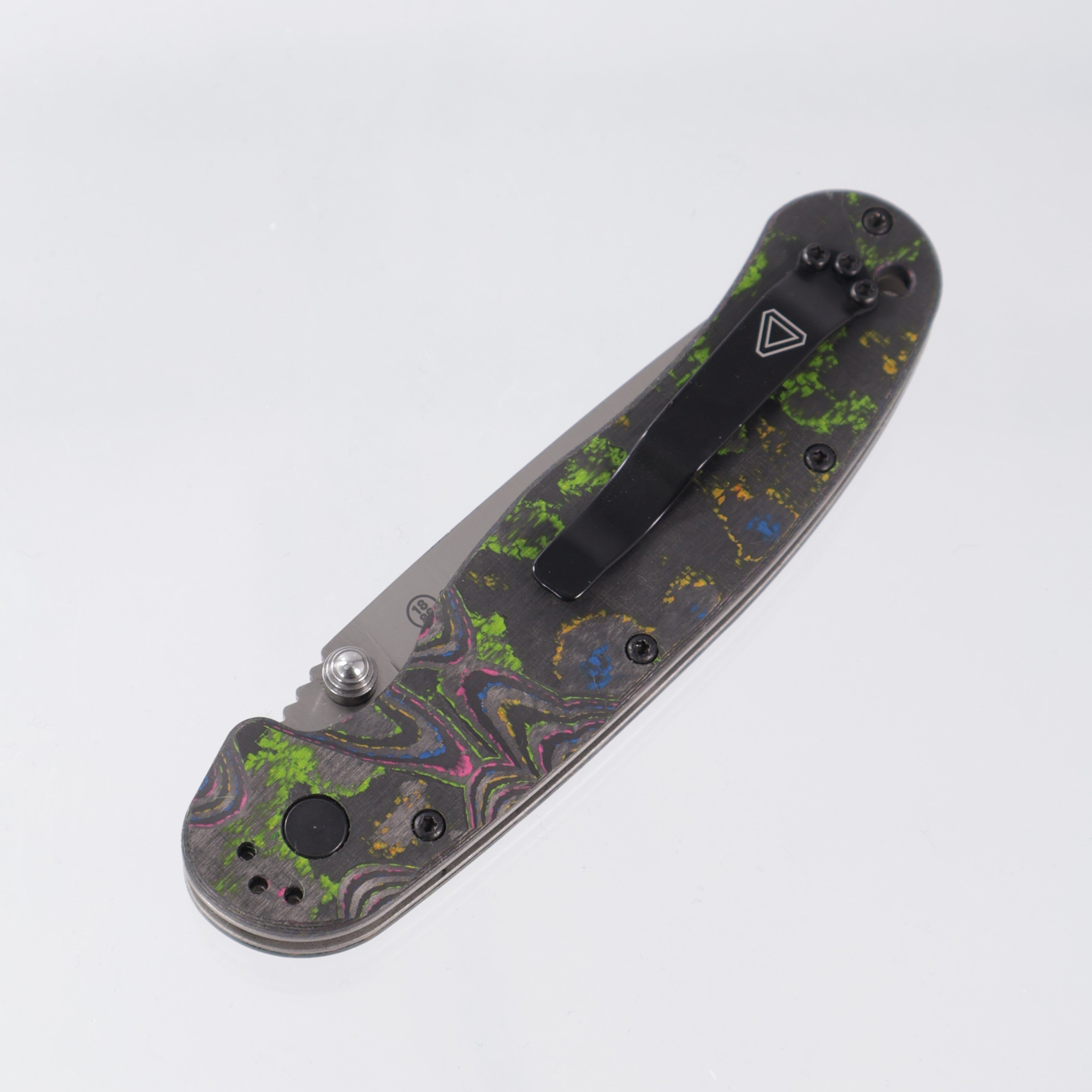 Ontario Rat Model 1.5 - 80s CamoCarbon - Satin Magnacut - BR-OP Exclusive