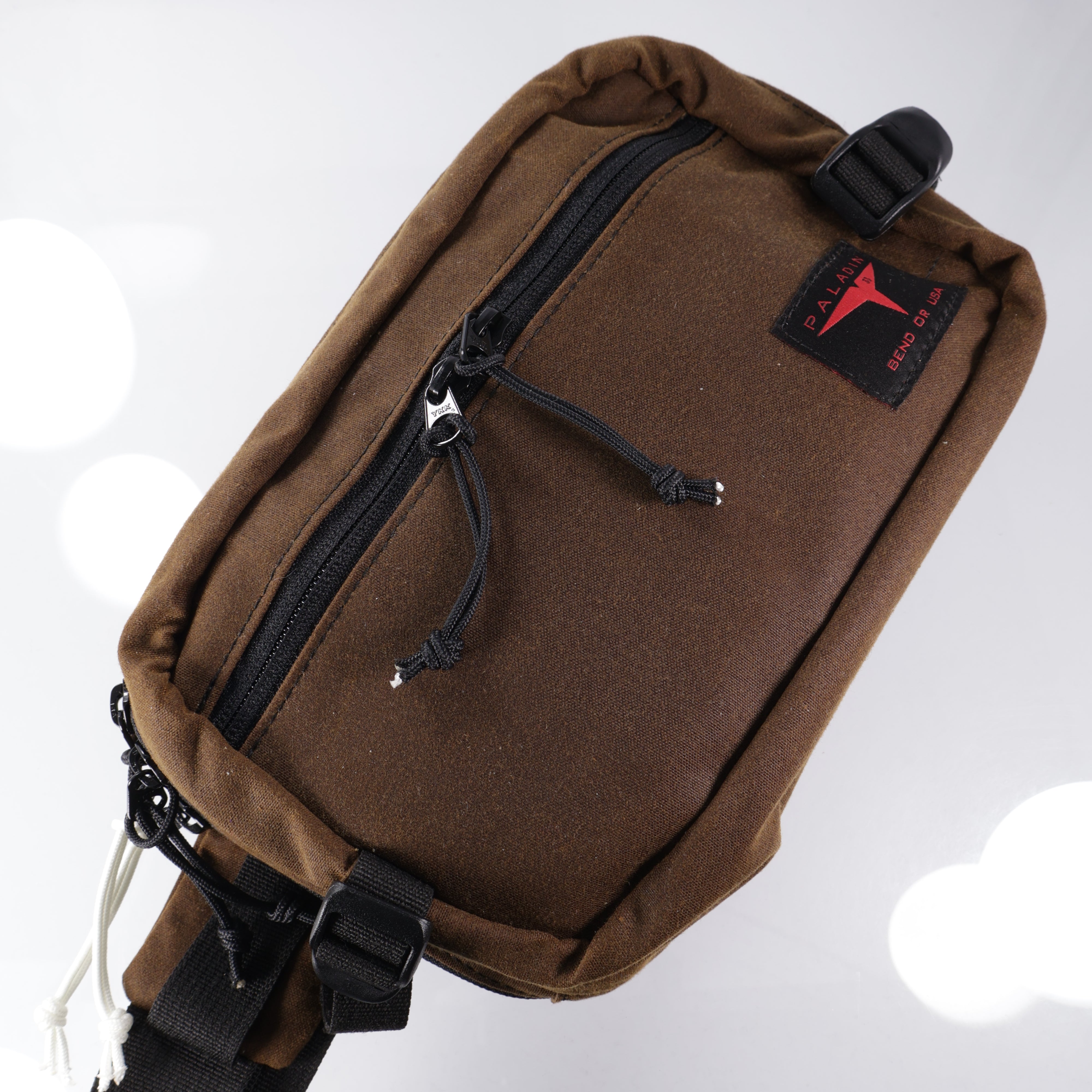 Paladin 33 Outback MK.3 Concealed Carry Sling Bag - Brown 10oz British Millerain Waxed Canvas