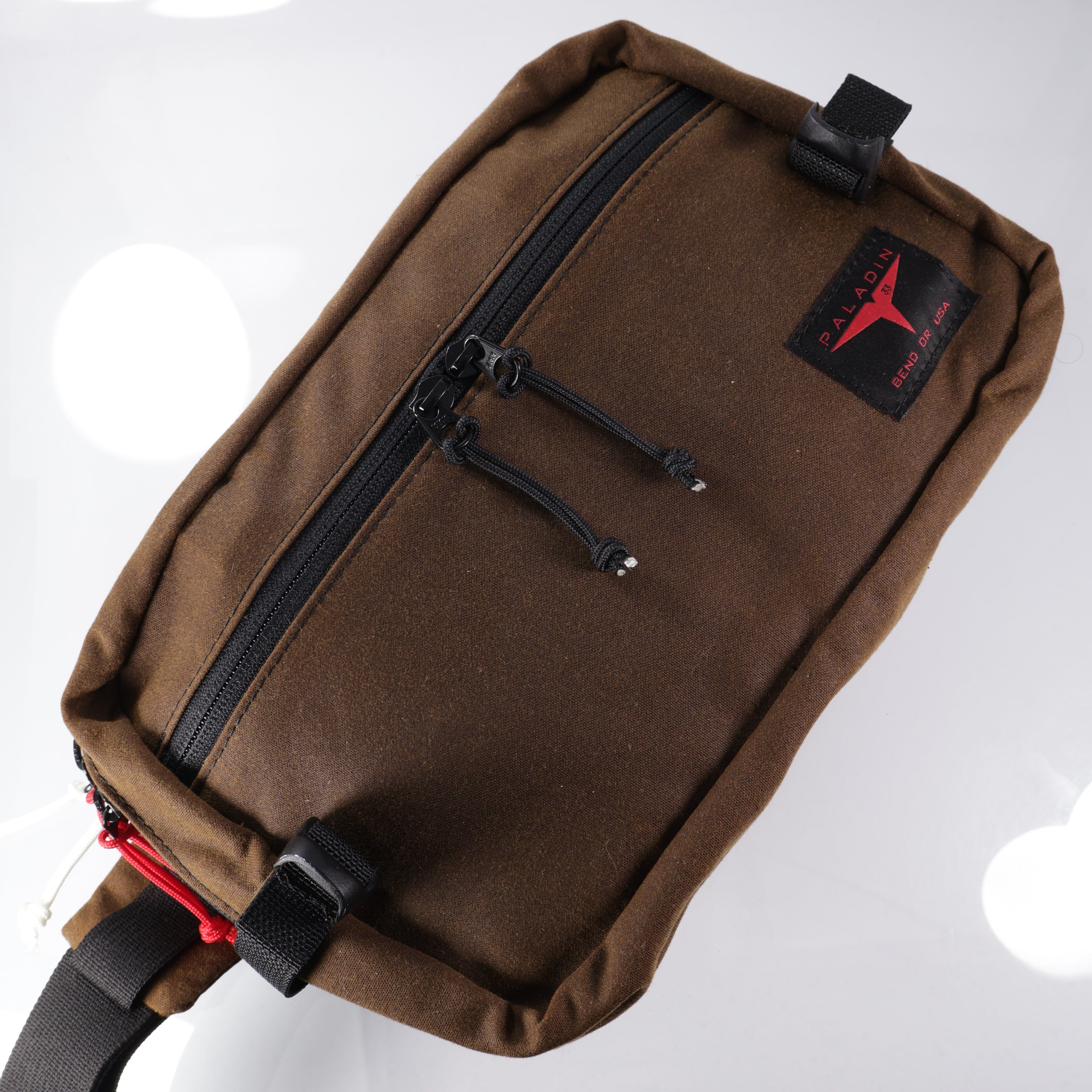 Paladin 33 Outback MK.3 XL Concealed Carry Sling Bag - Brown 10oz British Millerain Waxed Canvas