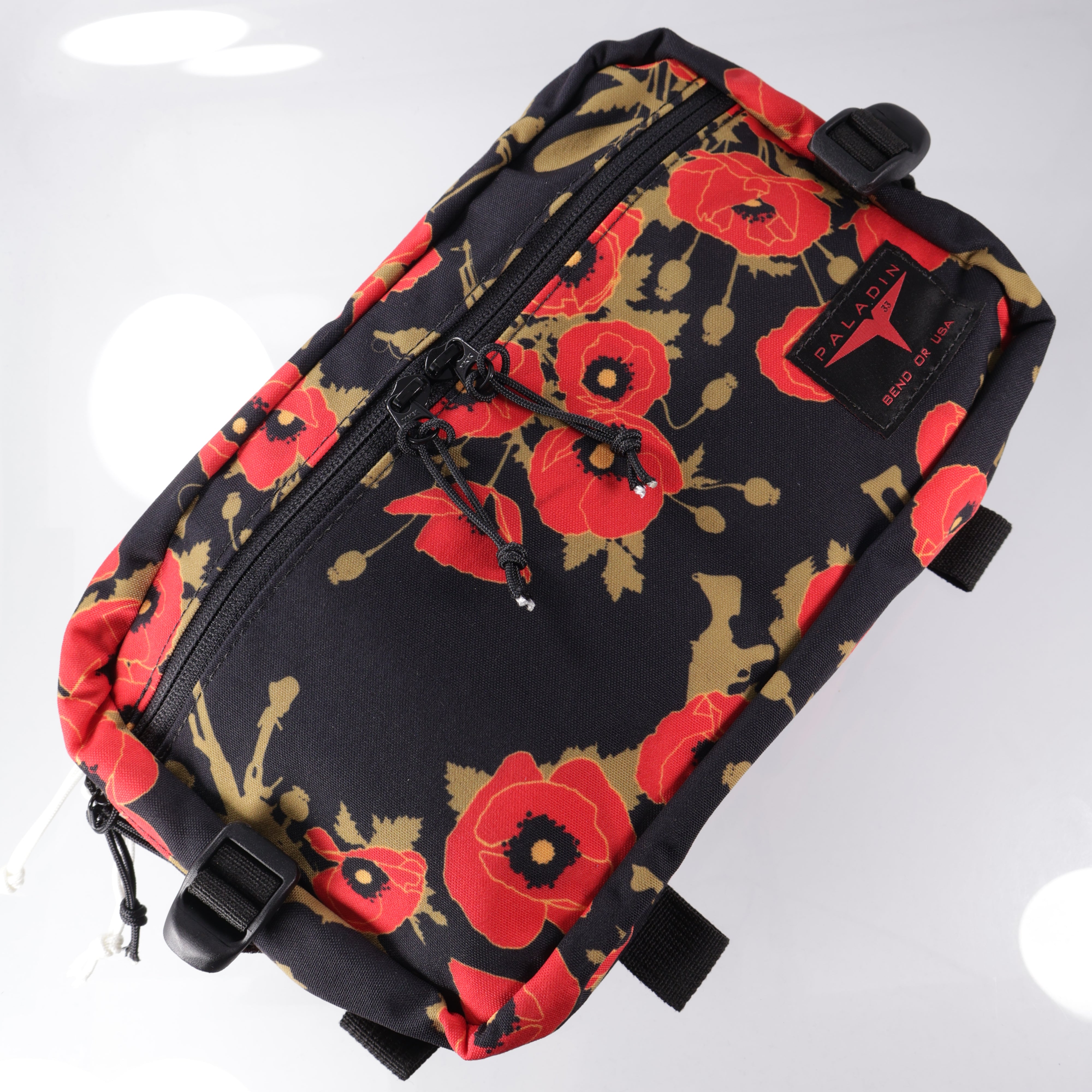Paladin 33 Outback Omega XL Modular Concealed Carry Sling Bag - Poppies of War 500D Cordura
