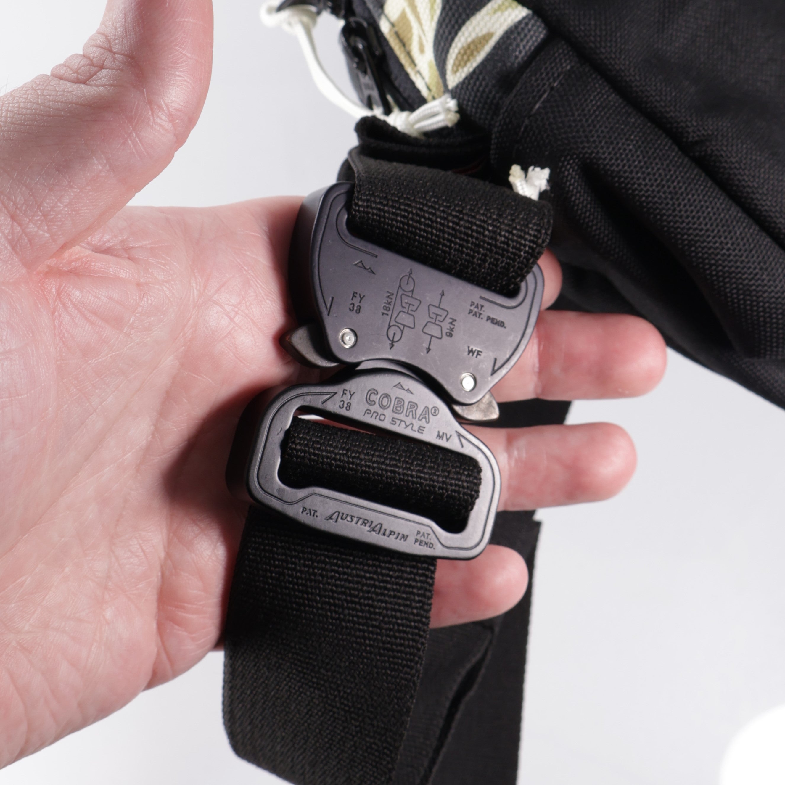 Paladin 33 Kamimura Custom Large Belt Bag w/ Cobra Buckle - Bawidamann Tiger Stripe 1000D Cordura
