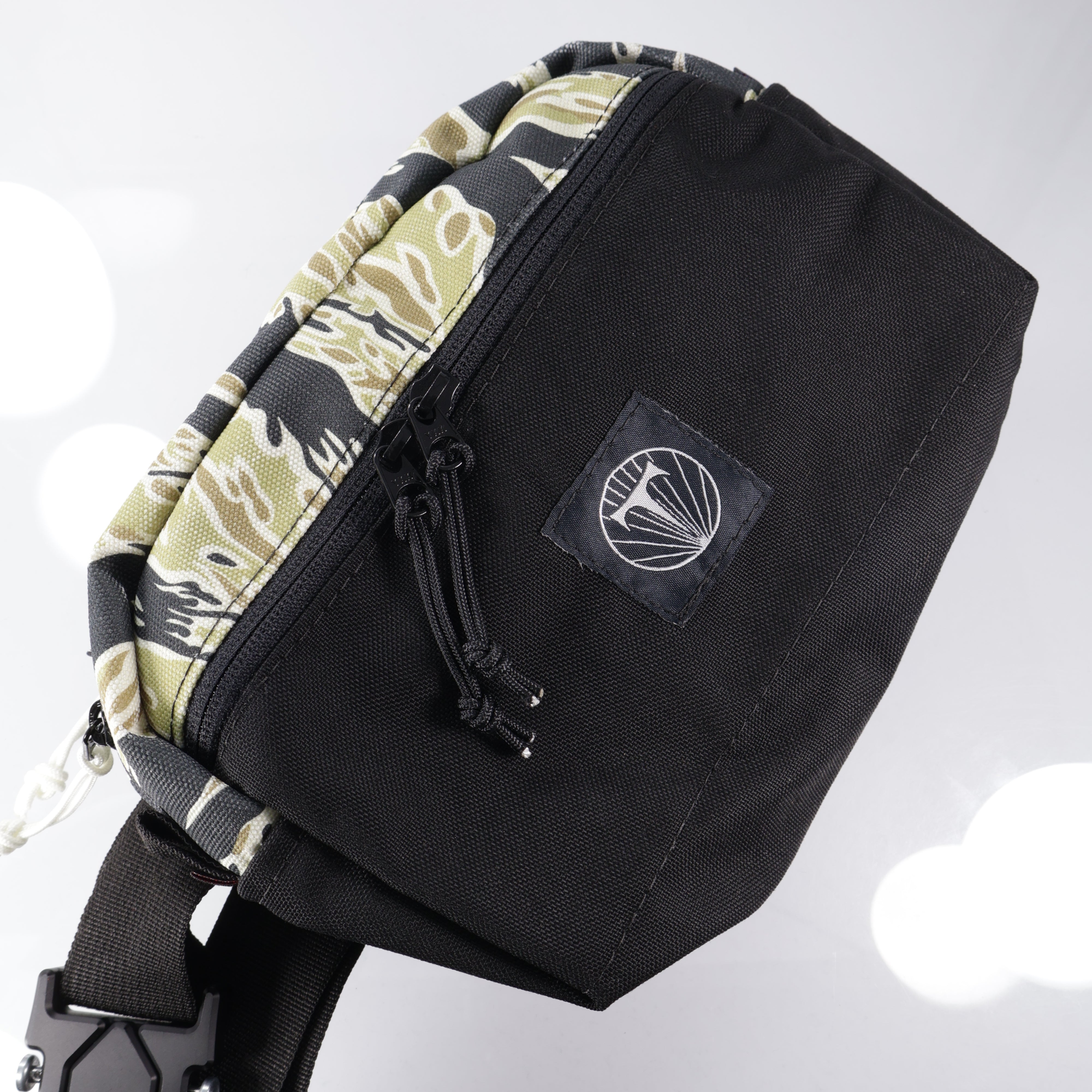 Paladin 33 Kamimura Custom Large Belt Bag w/ Mongoose Buckle - Bawidamann Tiger Stripe 1000D Cordura