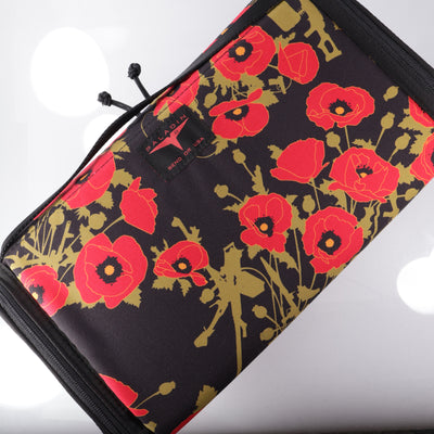 Paladin 33 12 Slot Infinity Knife Pouch - Poppies Of War 500D Cordura w/ Black Interior