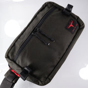 Paladin 33 Outback MK.3 XL Concealed Carry Sling Bag - Dark Green 10oz British Millerain Waxed Canvas