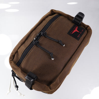 Paladin 33 Outback Omega Modular Concealed Carry Sling Bag - Brown 10oz British Millerain Waxed Canvas