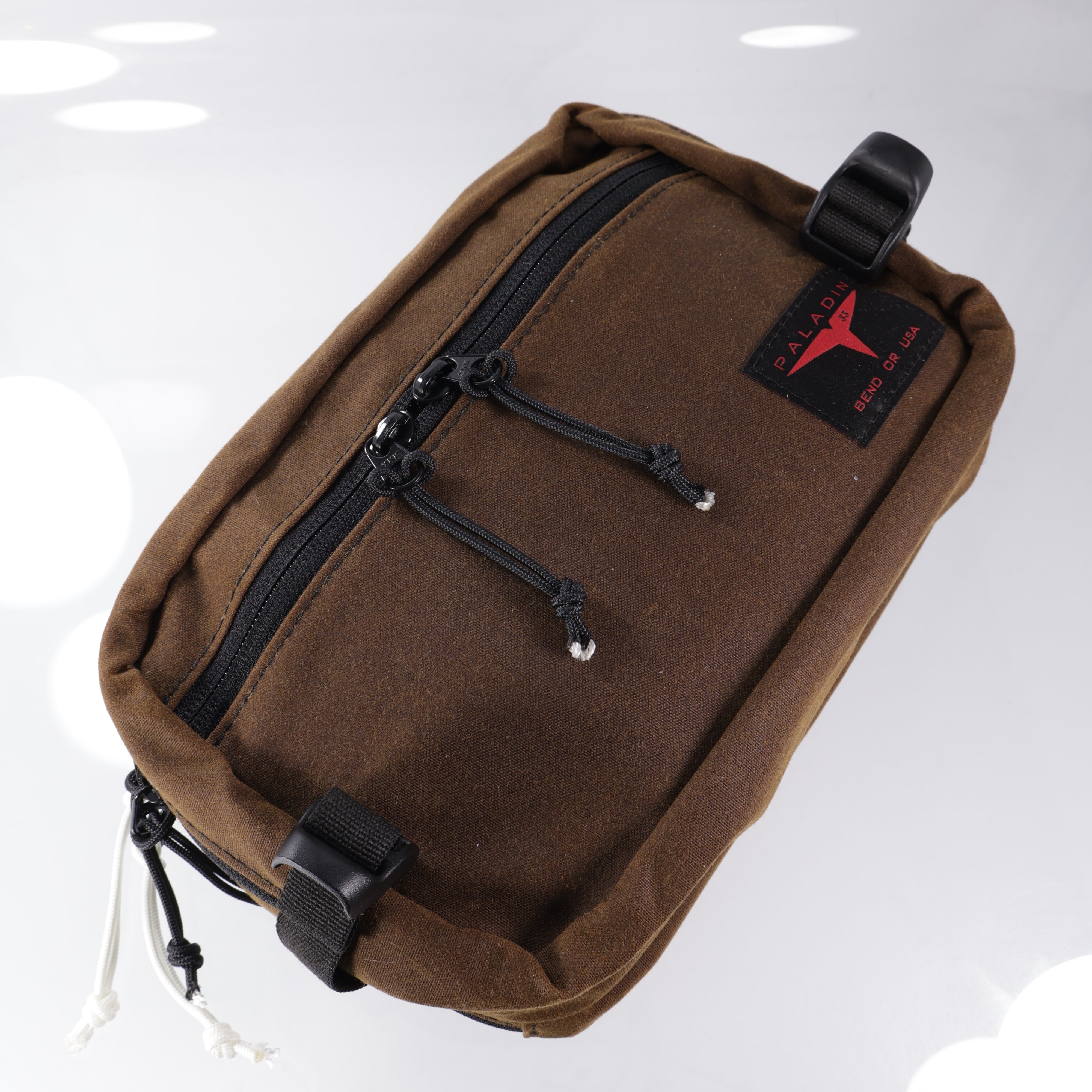 Paladin 33 Outback Omega Modular Concealed Carry Sling Bag - Brown 10oz British Millerain Waxed Canvas