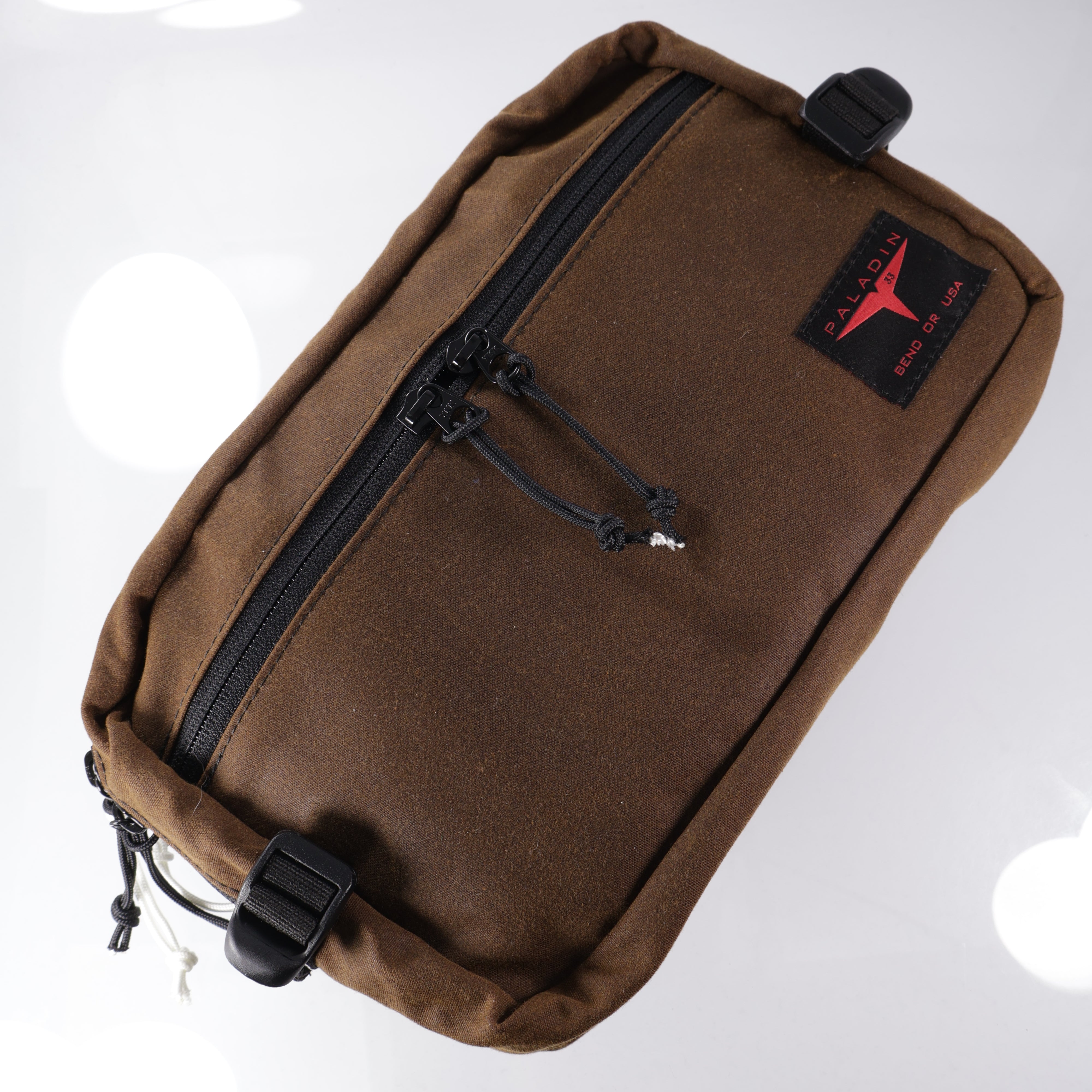Paladin 33 Outback Omega XL Modular Concealed Carry Sling Bag - Brown 10oz British Millerain Waxed Canvas