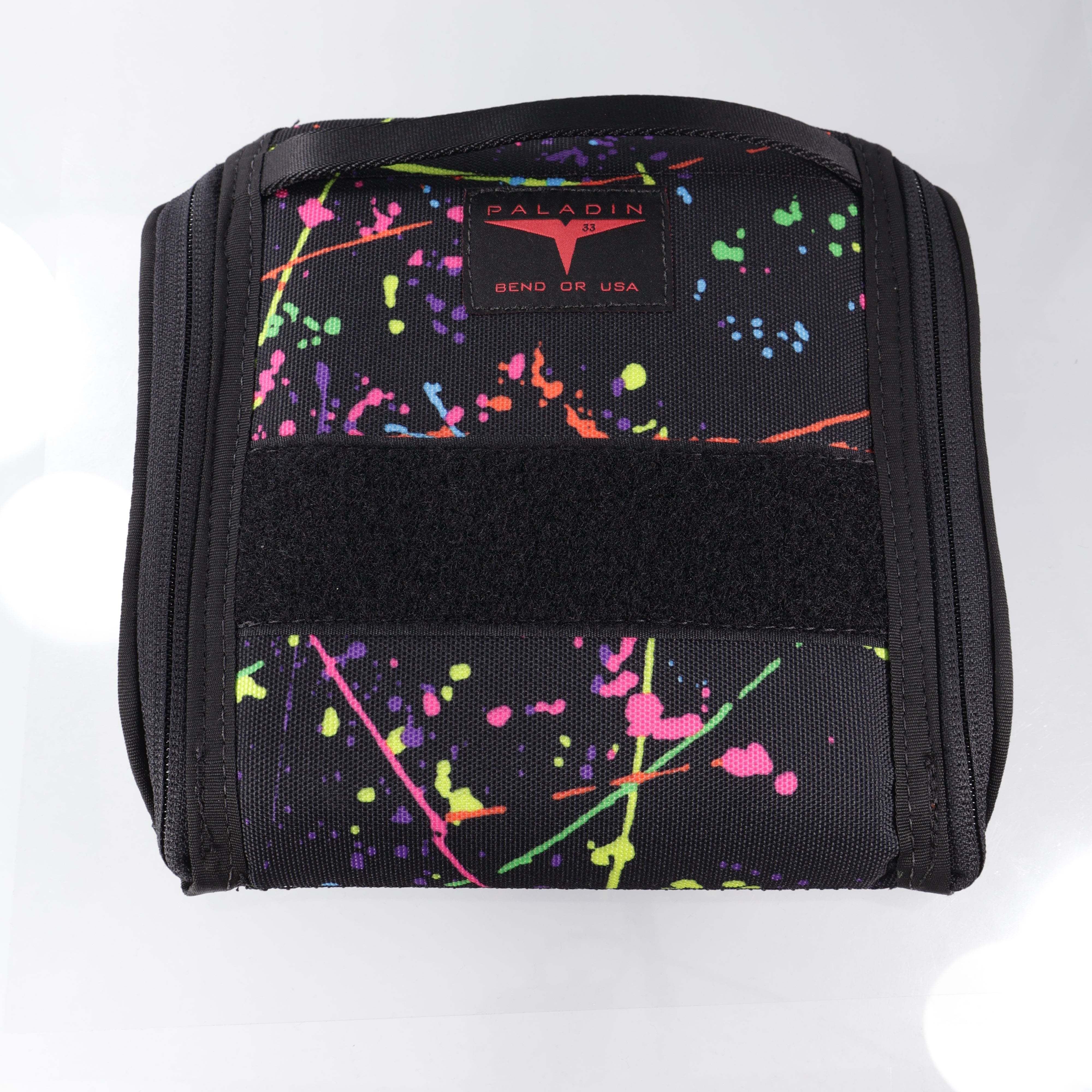 Paladin 33 6 Slot Infinity Knife Pouch - Paint Splatter 1000D Cordura w/ Paint Slatter & FDE Interior & 2" Velcro Strip - BROP Exclusive