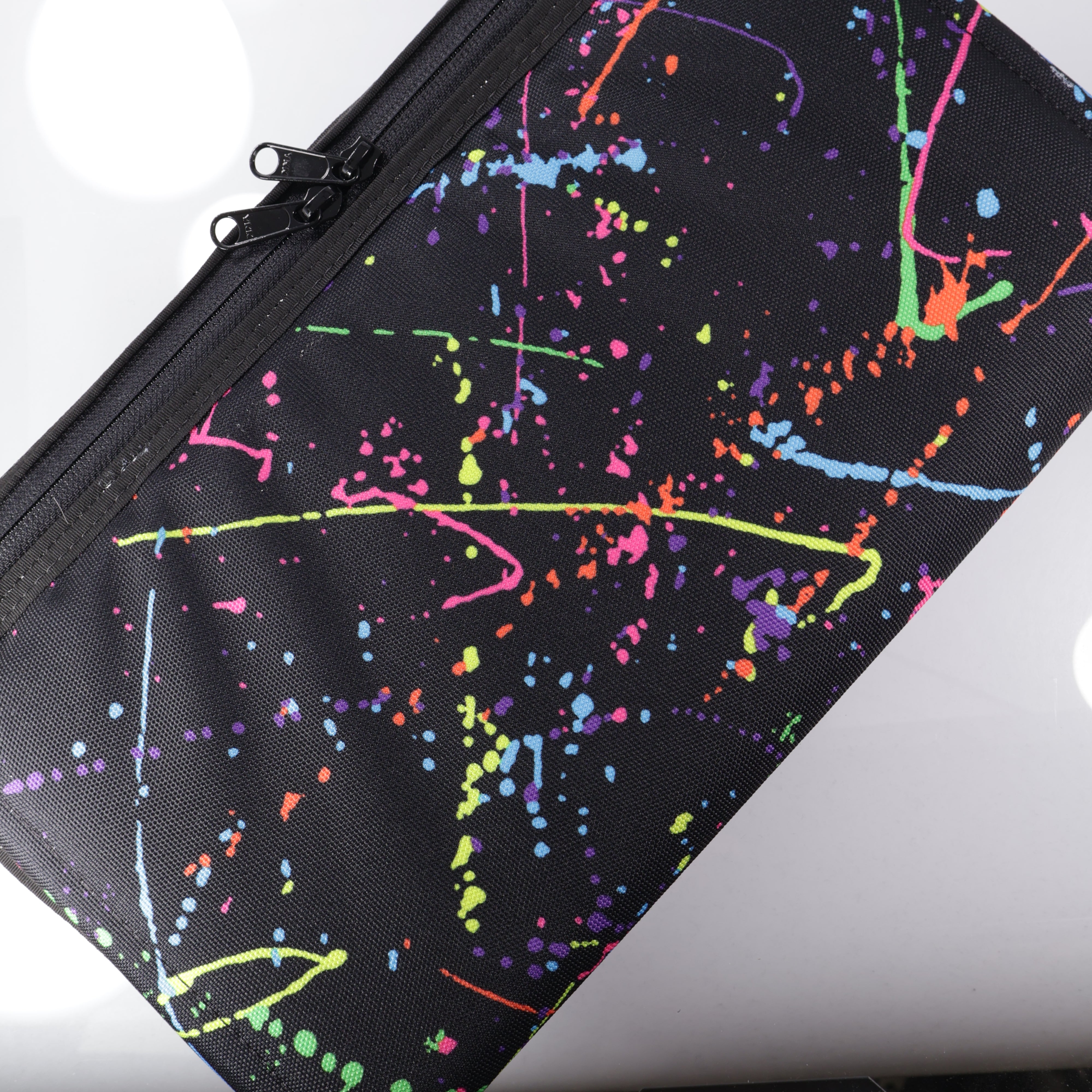 Paladin 33 12 Slot Infinity Knife Pouch - Paint Splatter 1000D Cordura w/ Paint Splatter & FDE Interior & 2" Velcro Strip - BROP Exclusive