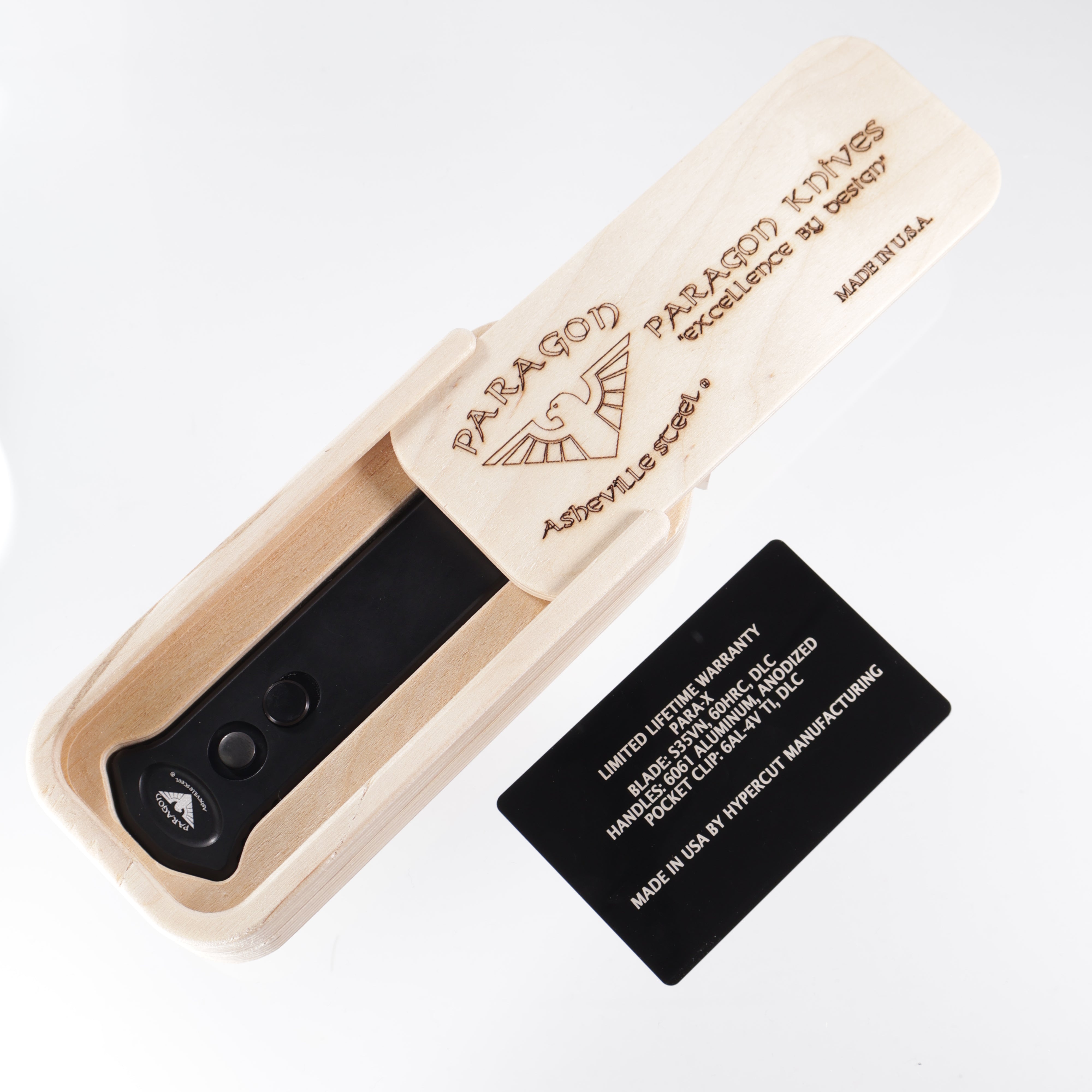 Paragon Para-X - Single Action OTF - 3.6" DLC s35vn