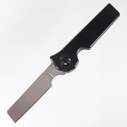 Paragon Krazor -4" Stonewash s35vn, Black Aluminum Handle