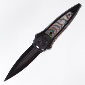 Paragon Warlock Gen 2 - 80s Camo Carbon inlays - DLC S35VN - BROP Exclusive