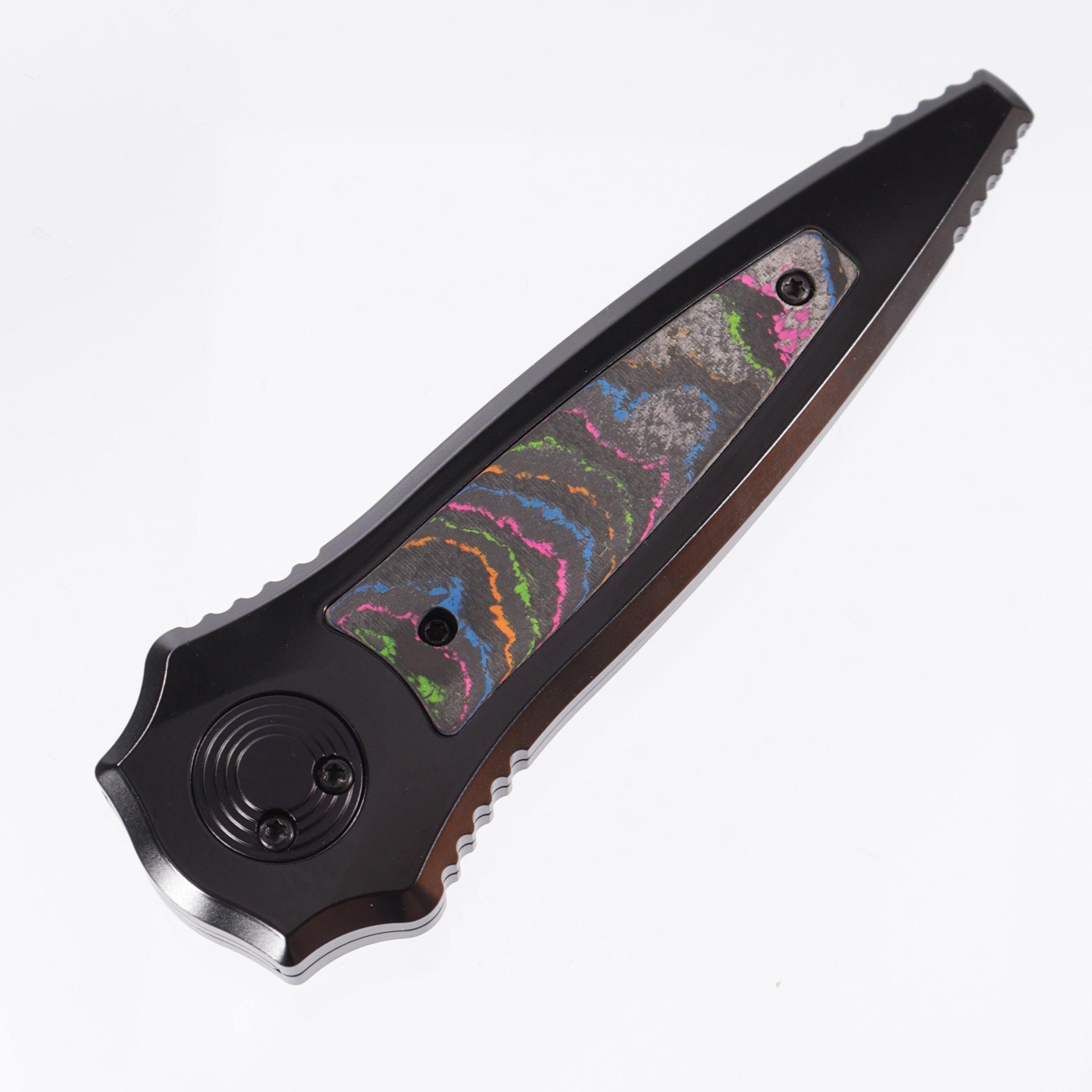 Paragon Warlock Gen 2 - 80s Camo Carbon inlays - DLC S35VN - BROP Exclusive