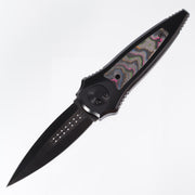 Paragon Warlock Gen 2 - 80s Camo Carbon inlays - Double Grooved DLC S35VN - BROP Exclusive